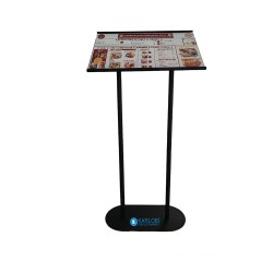 Metal Ayaklı Menü Standı B3 50x35