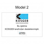 Kosgeb Tarafından Desteklenmiştir Daha Güçlü Tabelası (Model 2)