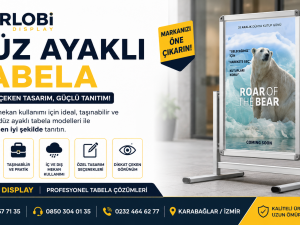 düz ayaklı tabela