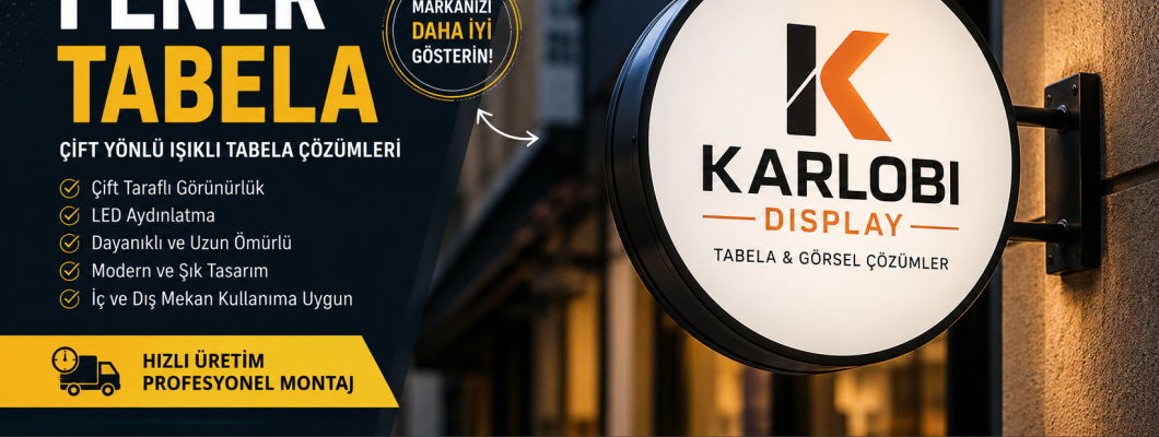ışıklı fener tabela