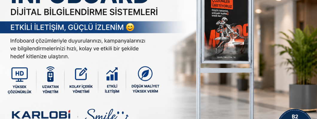 infoboard dijital bilgilendirme sistemleri
