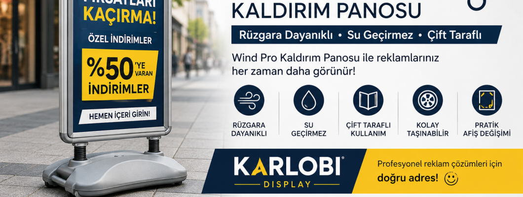 wind pro kaldırım panosu