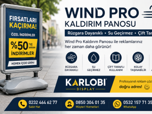 wind pro kaldırım panosu