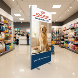 100x200 cm Lightbox Banner Işıklı Çift Taraflı Modüler