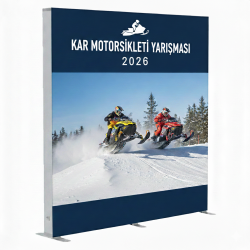 300x225 cm Lightbox Banner Işıklı Çift Taraflı Modüler