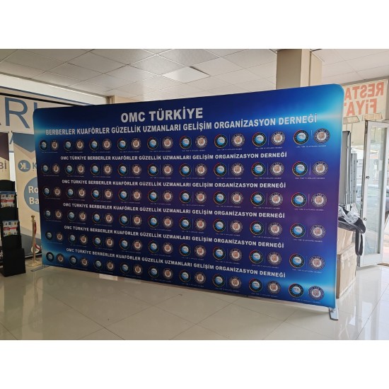 450x200 cm Düz Tekstil Backdrop