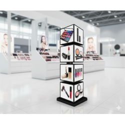 40x40 cm 4 Katlı Ayaklı Dönen Küp