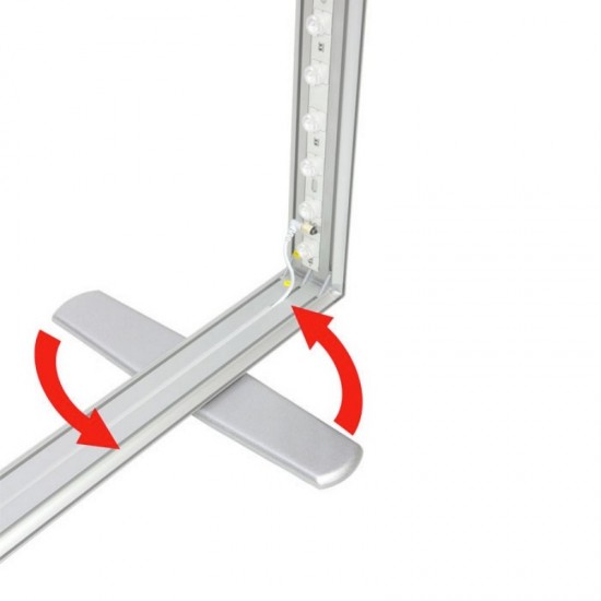 200x225 cm Lightbox Banner Işıklı Çift Taraflı Modüler