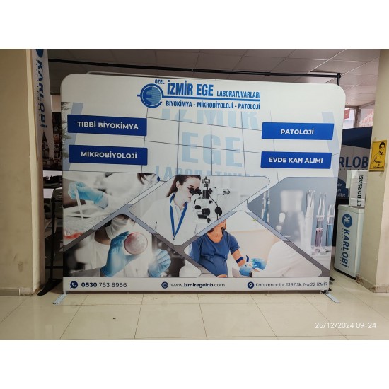 450x250 cm Düz Tekstil Backdrop