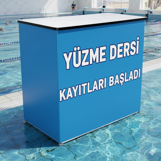 Tekstil Desk Fuar Karşılama Bankosu