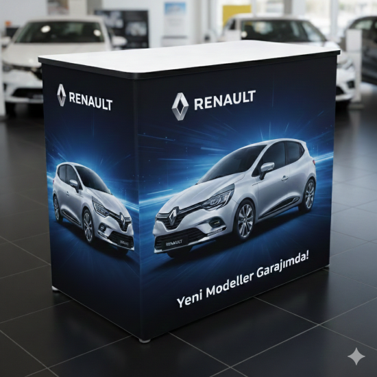 Tekstil Desk Fuar Karşılama Bankosu