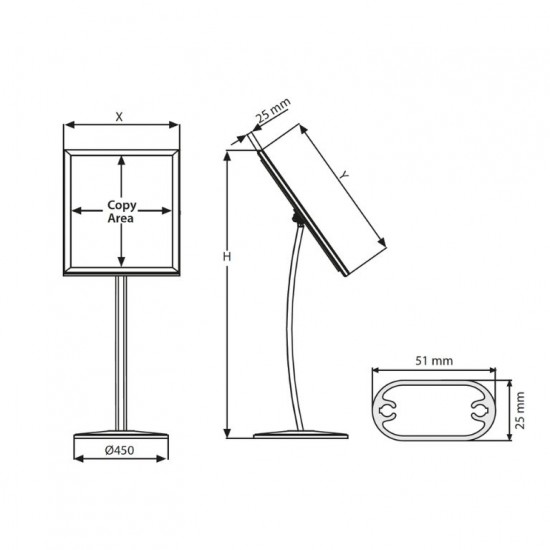 Restaurant Kapaklı Menüboard 4xA4 Yatay / Dikey Kullanım