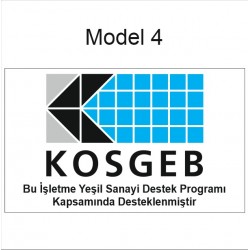 Kosgeb Yeşil Sanayi Destek Programı Kapsamında Tabelası (Model 4)