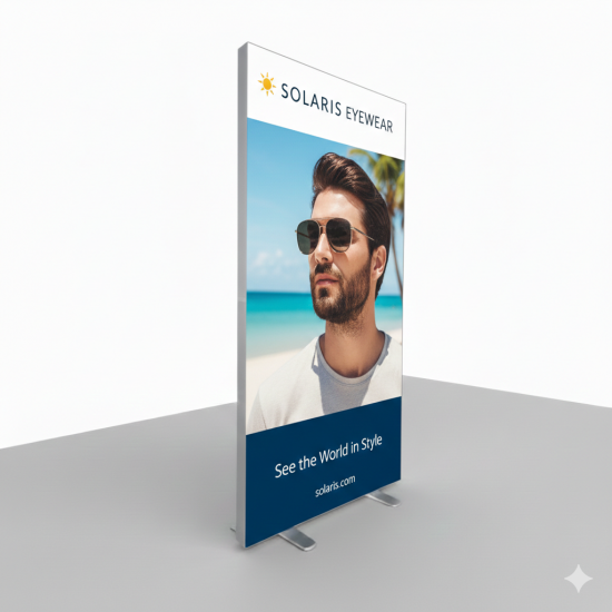 100x200 cm Lightbox Banner Işıklı Çift Taraflı Modüler