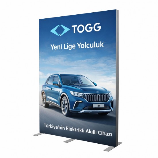 200x225 cm Lightbox Banner Işıklı Çift Taraflı Modüler