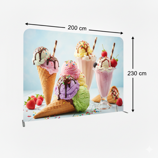 200x230 cm Düz Tekstil Backdrop