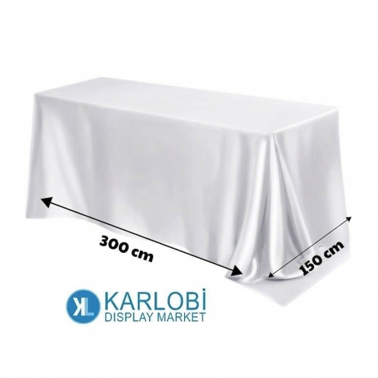 300x150 cm Saten Masa Örtüsü
