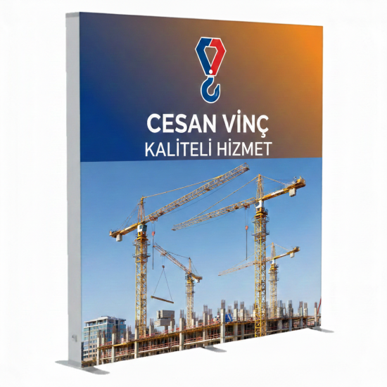 300x225 cm Lightbox Banner Işıklı Çift Taraflı Modüler