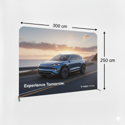 300x250 cm Düz Tekstil Backdrop