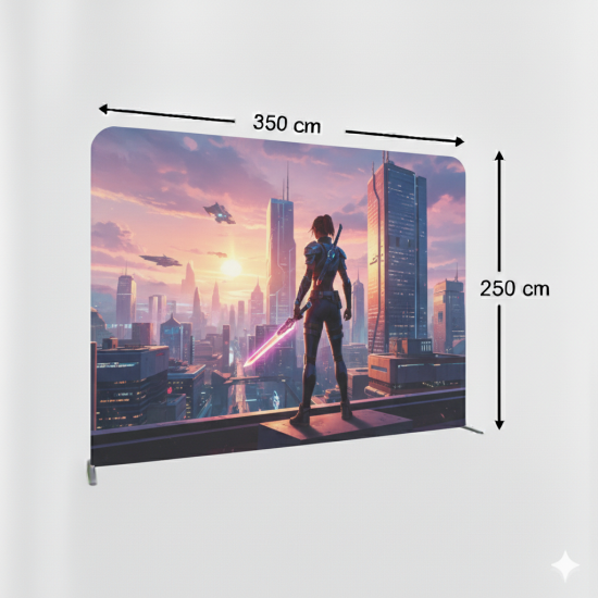 350x250 cm Düz Tekstil Backdrop