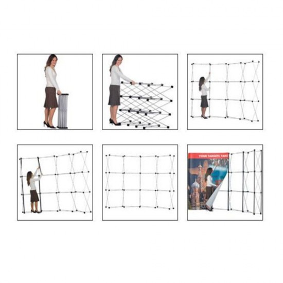 3x3 Oval Örümcek Stand İskeleti Kiralama