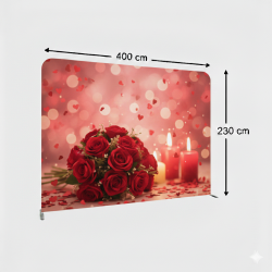 400x230 cm Düz Tekstil Backdrop