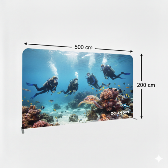 500x200 cm Düz Tekstil Backdrop