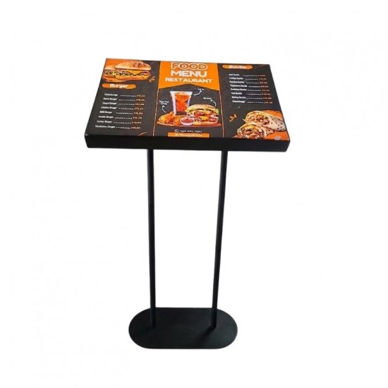 60x39 cm Lightbox Menü Standı