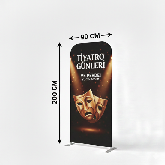 90x200 cm Tekstil Rollup Banner