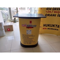 3x3 Oval Örümcek Stand İskeleti + Desk Kiti Kiralama