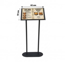 Metal Ayaklı Menü Standı Folder